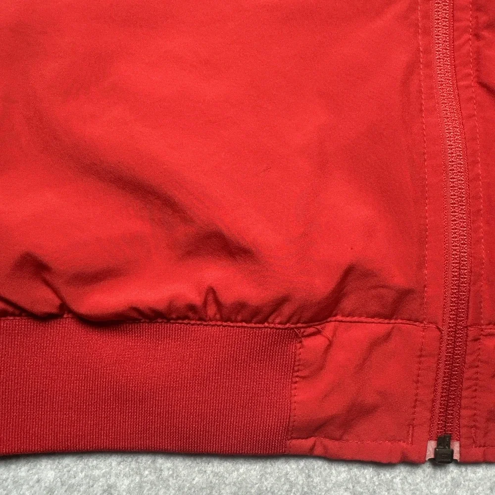 Nike Mens Dri-Fit Full-Zip Jacket Red Size Large